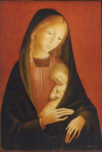 icône représentant Marie vierge et mère de Dieu