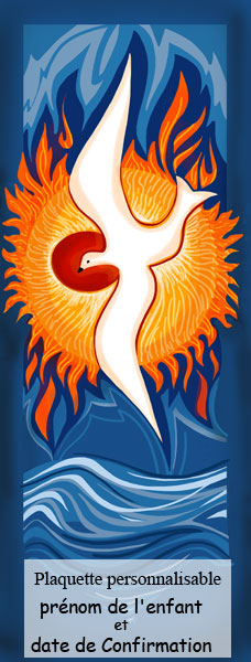 icône représentant le feu de l'Esprit Saint