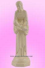 statuette d'ivoirine représentant Notre Dame du monde