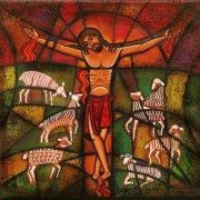 Icone du Christ - Christ de Paques - Crucifixion