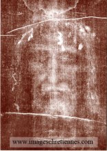 Visage du Christ - suaire de Turin - 60 cm
