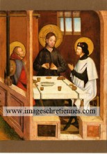 image de premiere communion jesus a Emmaus