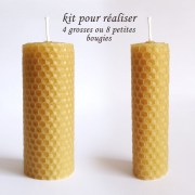 loisir créatif chrétien, Bougies en cire d'abbeille